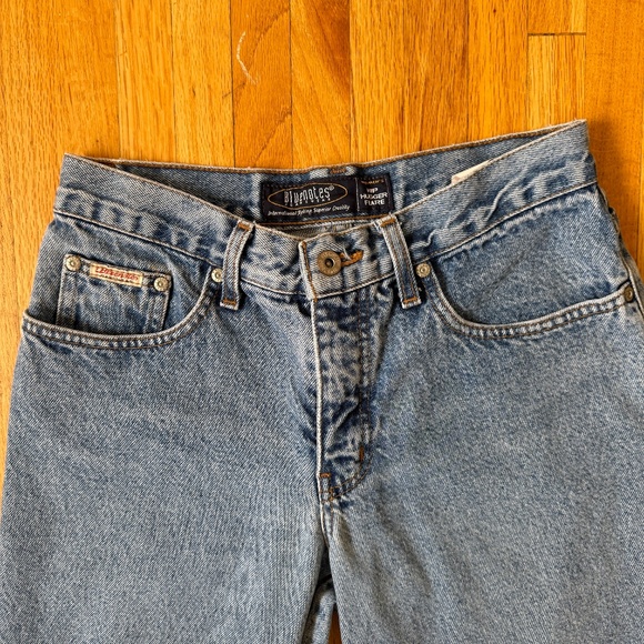 Vintage 90s Bluenotes Mid Blue Bootcut Denim Jeans - Picture 4 of 7